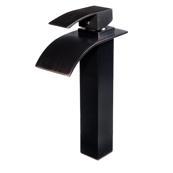 Novatto ECLIPSE Single Lever Waterfall Vessel Faucet, Oil Rubbed Bronze GF-136ORB - main